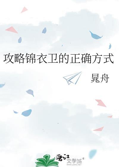 攻略锦衣卫的正确方式作者一程晚舟